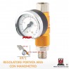Air flow regulator with pressure gauge: Ani RP/1