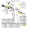Kit Ricambi originali per Mini Aerografo ANI R150 e ANI R150-T