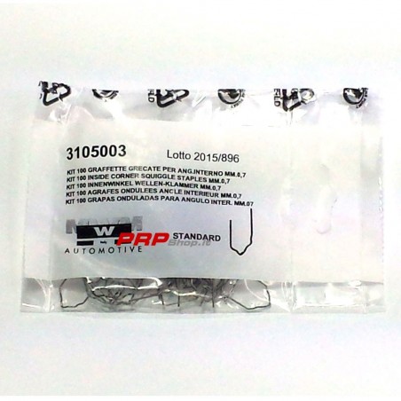 Staples Standard Corrugated Internal Angle For Welder For Plastic