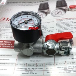 Pressure Regulator With Round Pressure Gauge Ani 31/A4 - Air 11