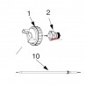 Complete replacement nozzle for SATAjet 5000 B RP