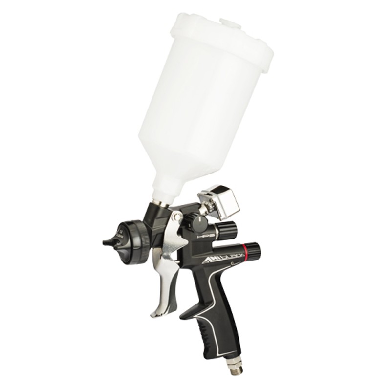 ANI 200/S Black CLEAR Pistola A Spruzzo+Manometro Digitale - Valigetta